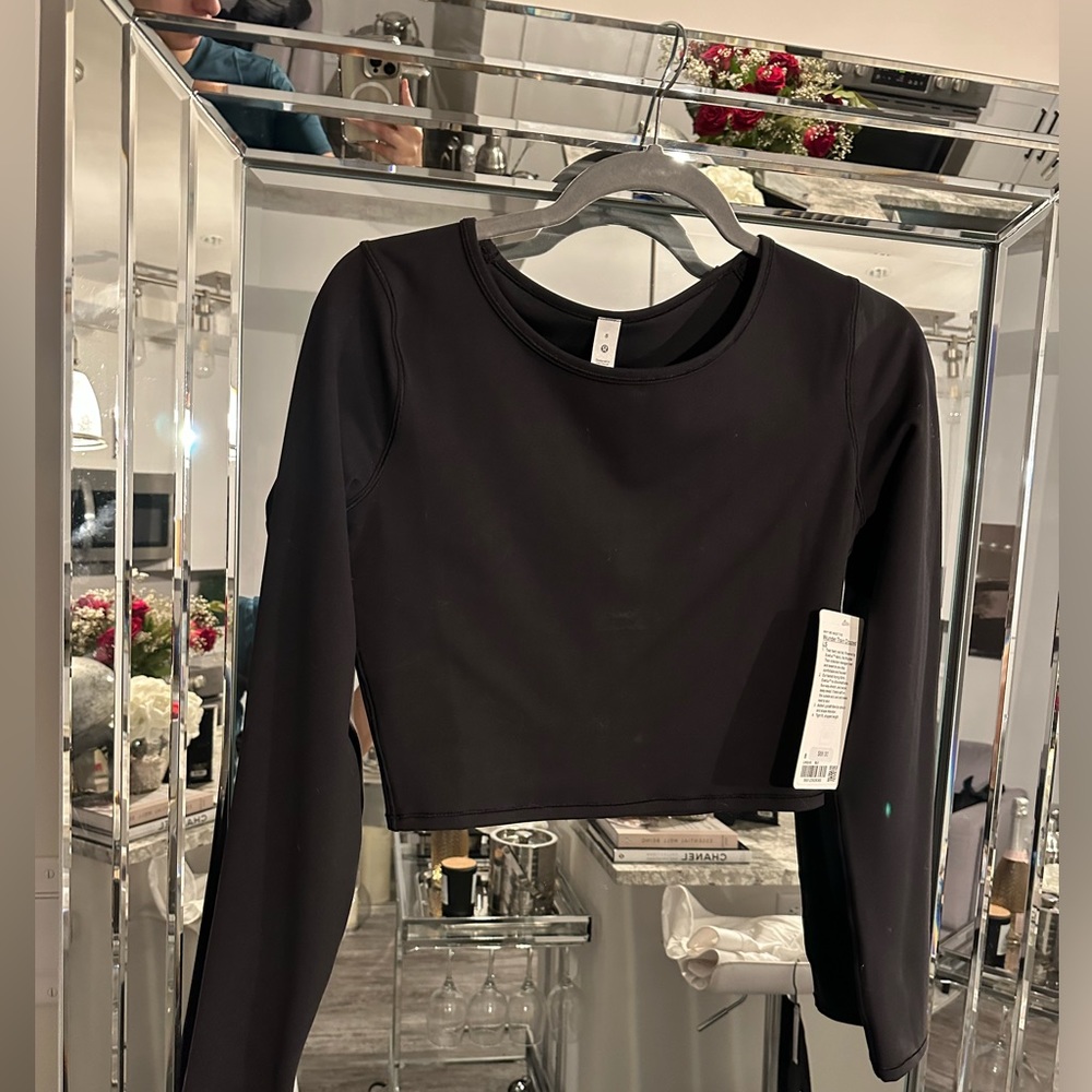 Lululemon wunder train crop top